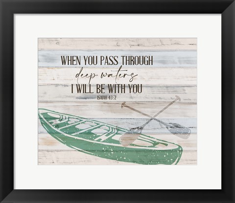 Framed Deep Waters Print