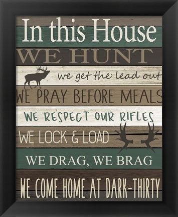 Framed In this House Print