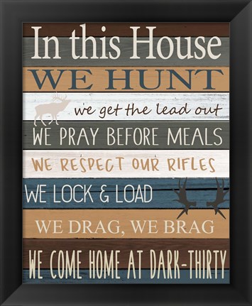 Framed In this House V2 Print