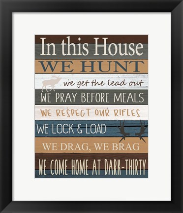 Framed In this House V2 Print