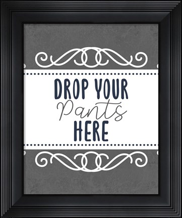 Framed Laundry Today 2 Print