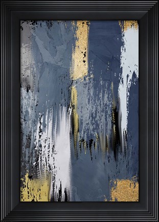 Framed Painted Strokes 2 V2 Print