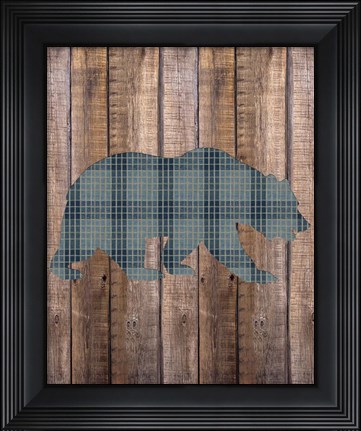 Framed Bear Woods Print