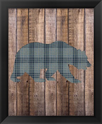 Framed Bear Woods Print
