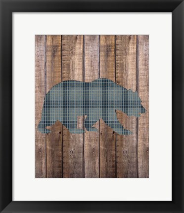 Framed Bear Woods Print