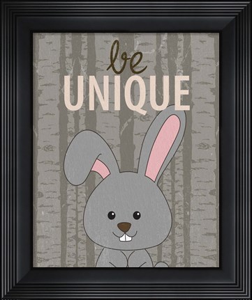 Framed Be Unique Print