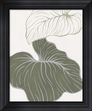 Framed Serenity Palm 2 Print