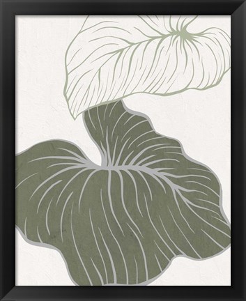 Framed Serenity Palm 2 Print