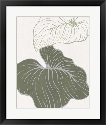 Framed Serenity Palm 2 Print