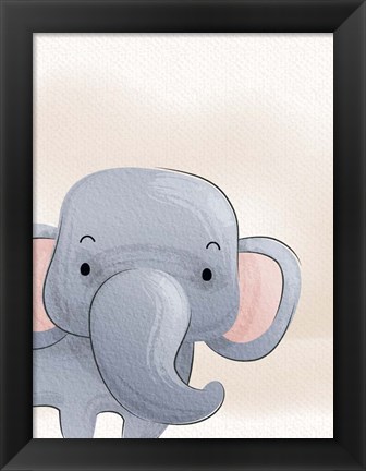 Framed Peek A Boo 1 Print