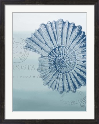 Framed Seaside Card 2 V2 Print