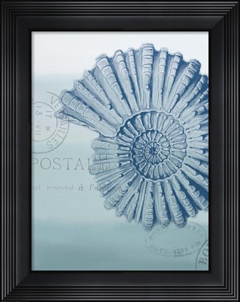Framed Seaside Card 2 V2 Print