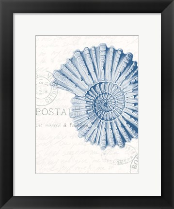 Framed Seaside Card 2 Print