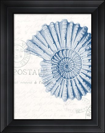 Framed Seaside Card 2 Print