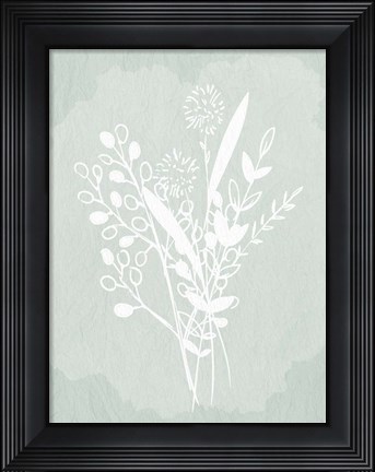 Framed Floral Sketch 1 Print