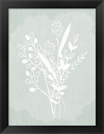 Framed Floral Sketch 1 Print