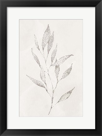 Framed Spotted Botanical 2 Print