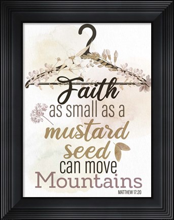 Framed Faith as Small Print