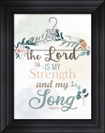 Framed My Song Print