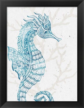 Framed Sea Creature 1 Print