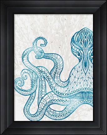 Framed Sea Creature 2 Print