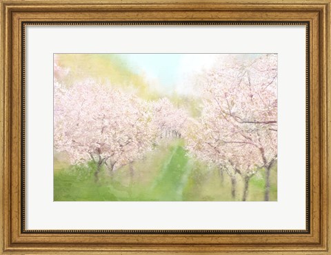 Framed Springtime Farm Print