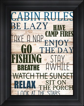 Framed Have Campfires Print
