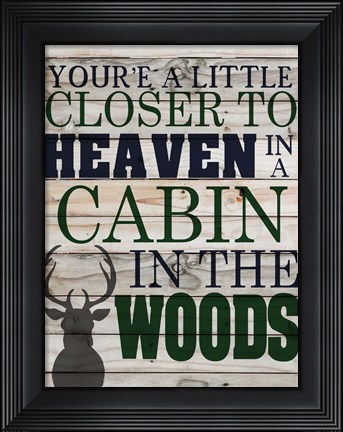 Framed Closer to Heaven Print