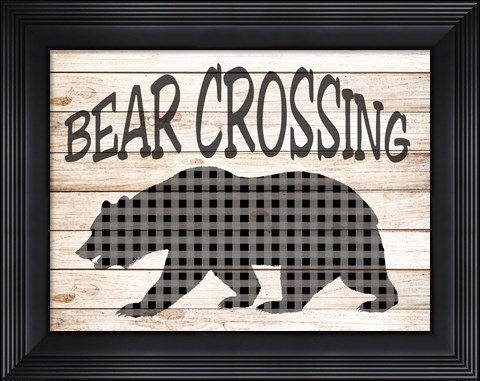 Framed Crossing 1 Print