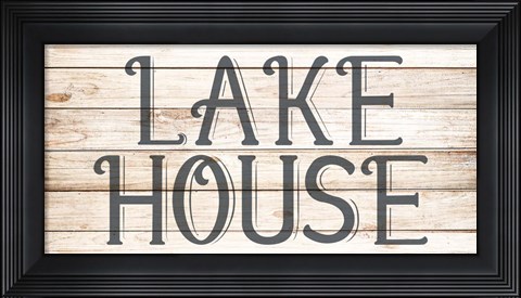 Framed Lake House 4 Print