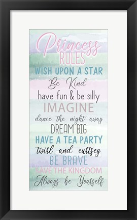 Framed Fairytale Princess 1 Print