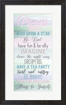 Framed Fairytale Princess 1 Print