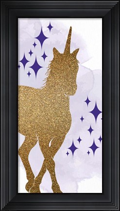 Framed Magical Unicorn 1 Print