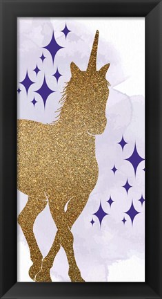 Framed Magical Unicorn 1 Print