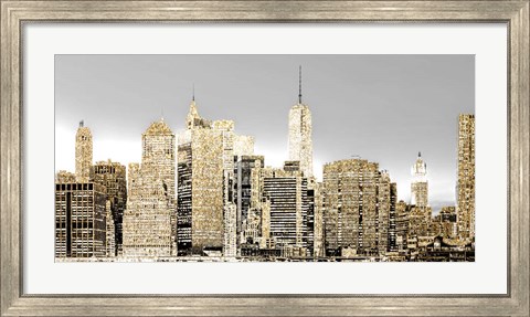 Framed New York 1 Print