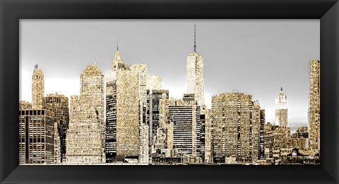 Framed New York 1 Print