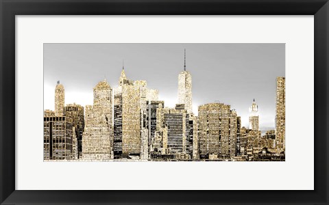 Framed New York 1 Print