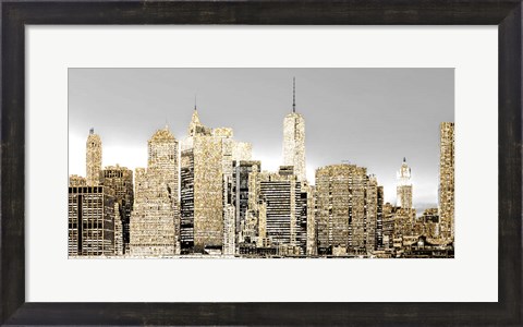 Framed New York 1 Print