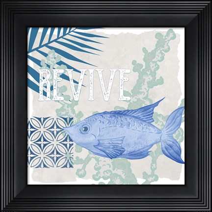 Framed Under the Sea 2 Print