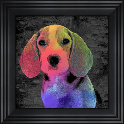 Framed Beagle Print