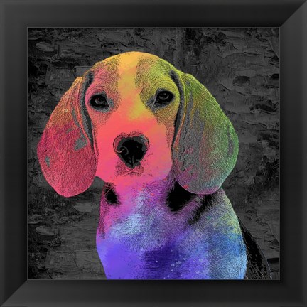 Framed Beagle Print