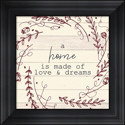 Framed House is Made 2 Print