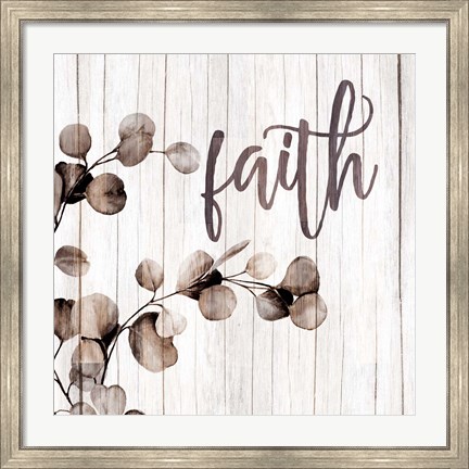 Framed Faith Branch Print