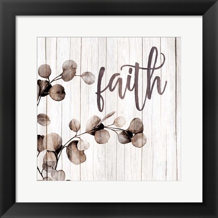 Framed Faith Branch Print