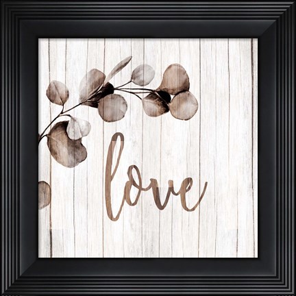 Framed Love Branch Print