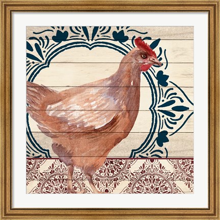 Framed Poultry 1 Print