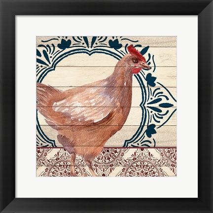 Framed Poultry 1 Print