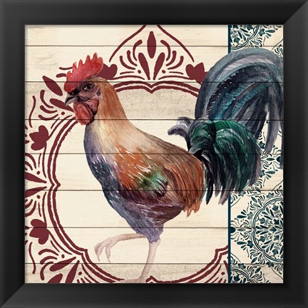 Framed Poultry 2 Print