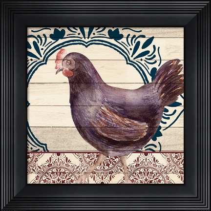 Framed Poultry 3 Print