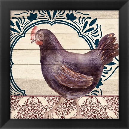 Framed Poultry 3 Print